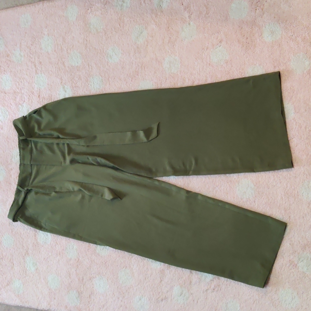 ModCloth olive green trousers Large